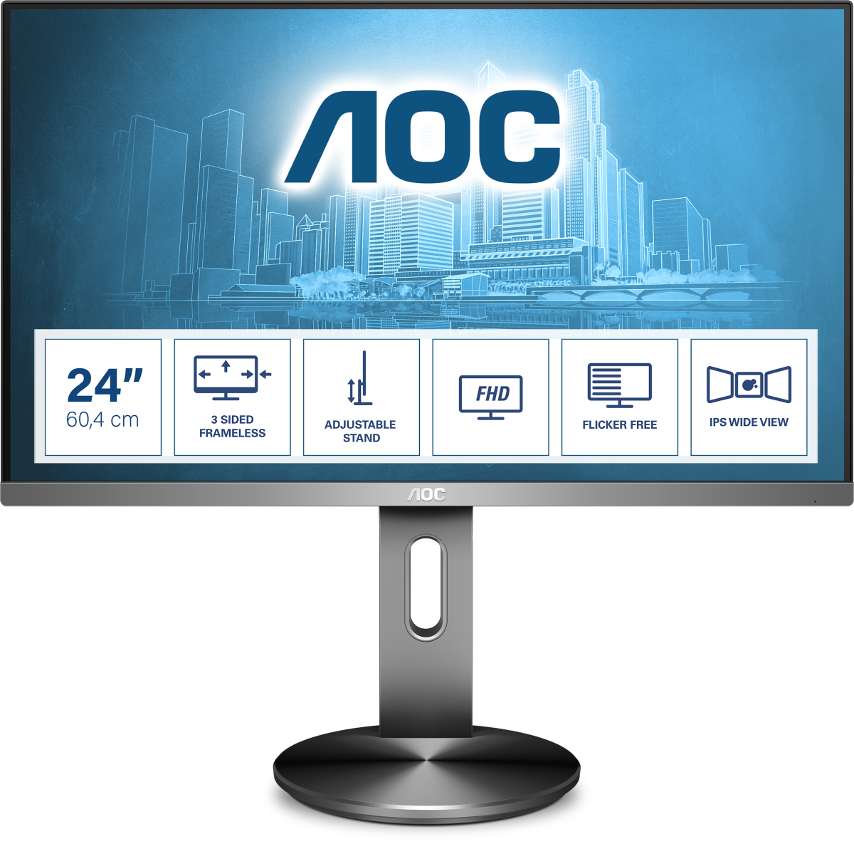 Монитор для дома и офиса AOC I2490PXQU/BT в официальном интернет магазине AGONBYAOC.ru (AOC Россия)
