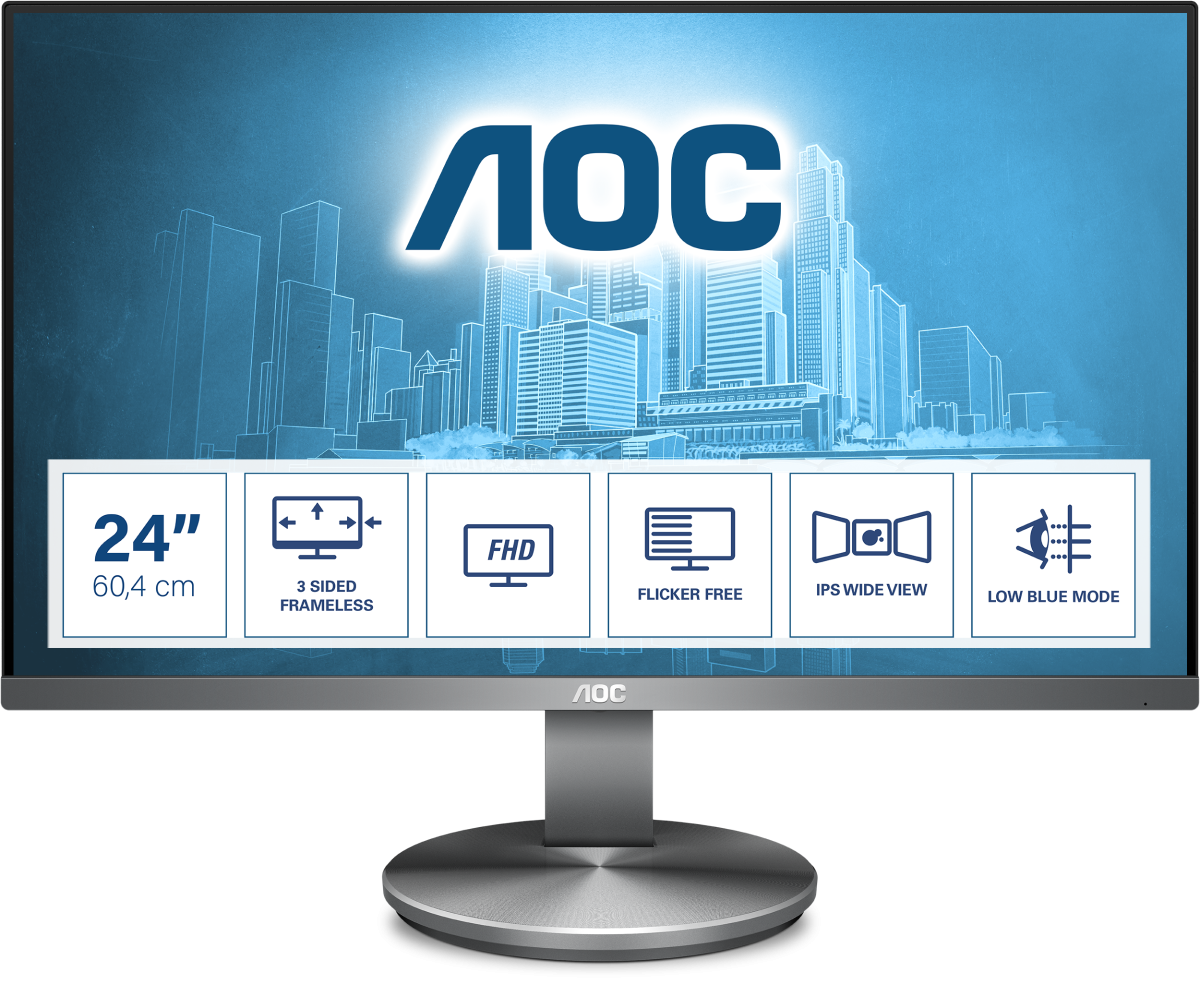 Монитор для дома и офиса AOC I2490VXQ/BT в официальном интернет магазине AGONBYAOC.ru (AOC Россия)