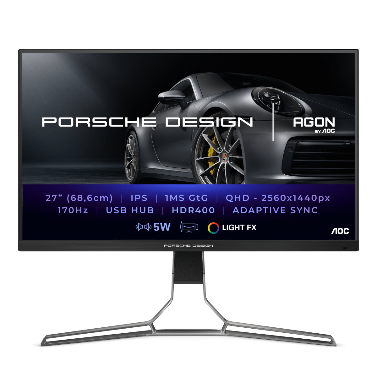 Игровой монитор AOC AGON PRO PD27S PORSCHE DESIGN в официальном интернет магазине AGONBYAOC.ru (AOC Россия)
