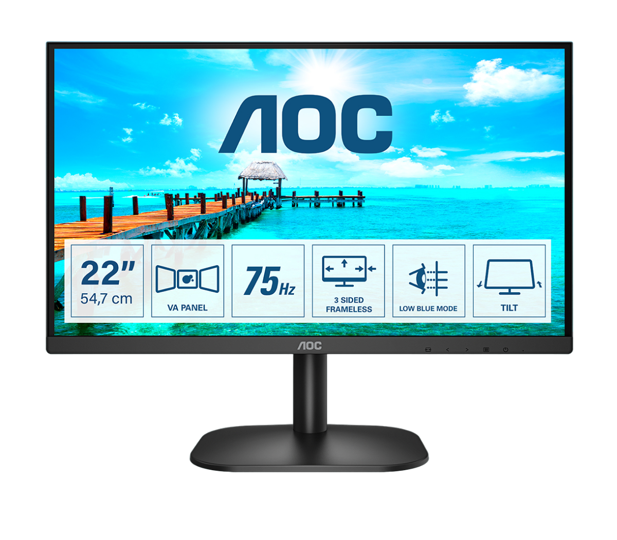 Монитор для дома и офиса AOC 22B2DA в официальном интернет магазине AGONBYAOC.ru (AOC Россия)