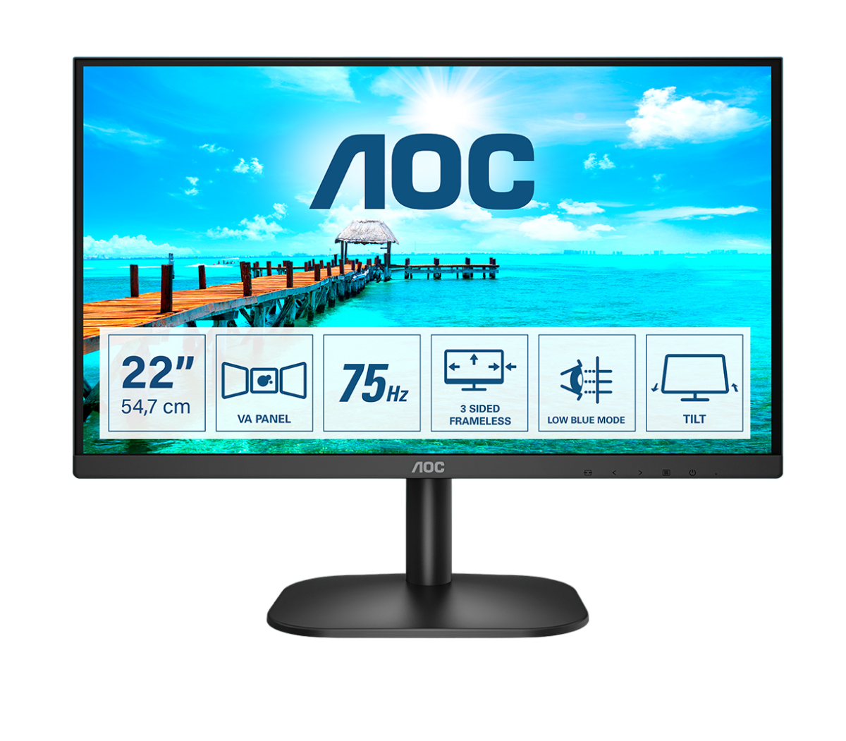 Монитор для дома и офиса AOC 22B2H в официальном интернет магазине AGONBYAOC.ru (AOC Россия)