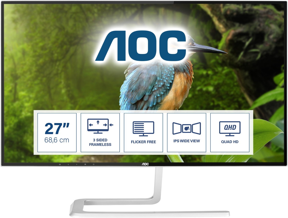 Монитор для дома и офиса AOC Q2781PQ в официальном интернет магазине AGONBYAOC.ru (AOC Россия)