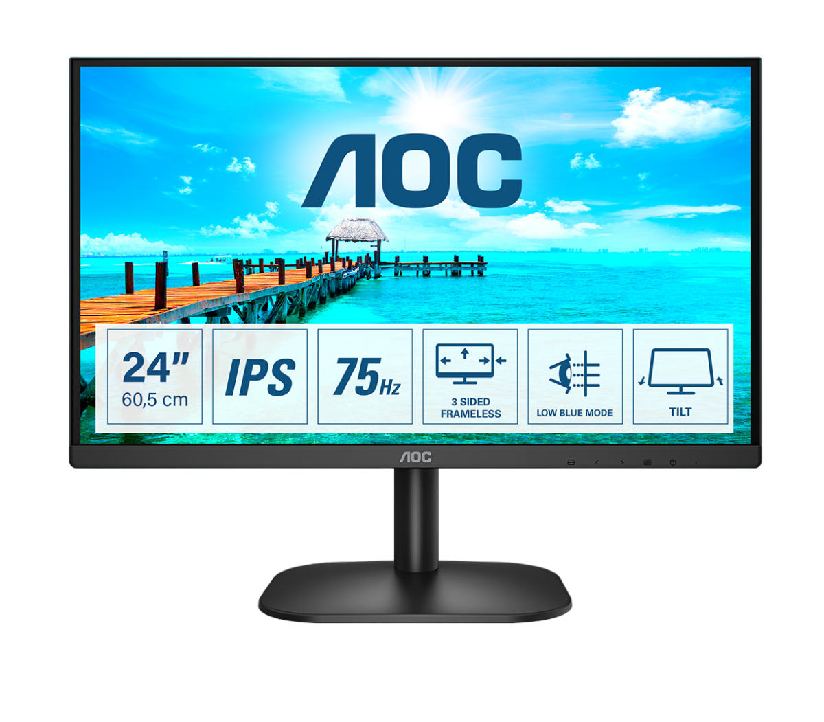 Монитор для дома и офиса AOC 24B2XD в официальном интернет магазине AGONBYAOC.ru (AOC Россия)