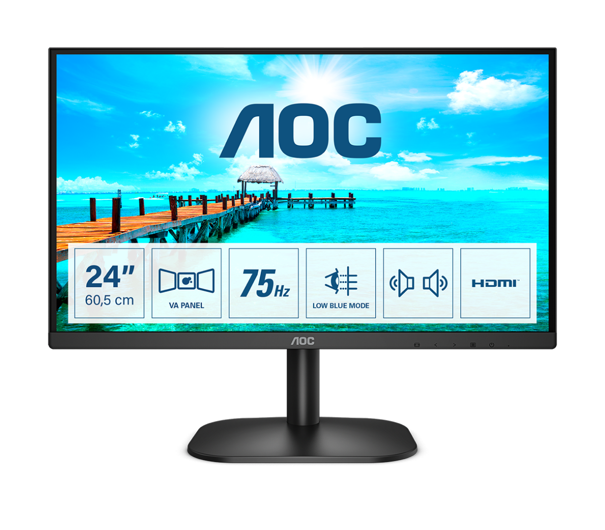 Монитор для дома и офиса AOC 24B2XDAM в официальном интернет магазине AGONBYAOC.ru (AOC Россия)