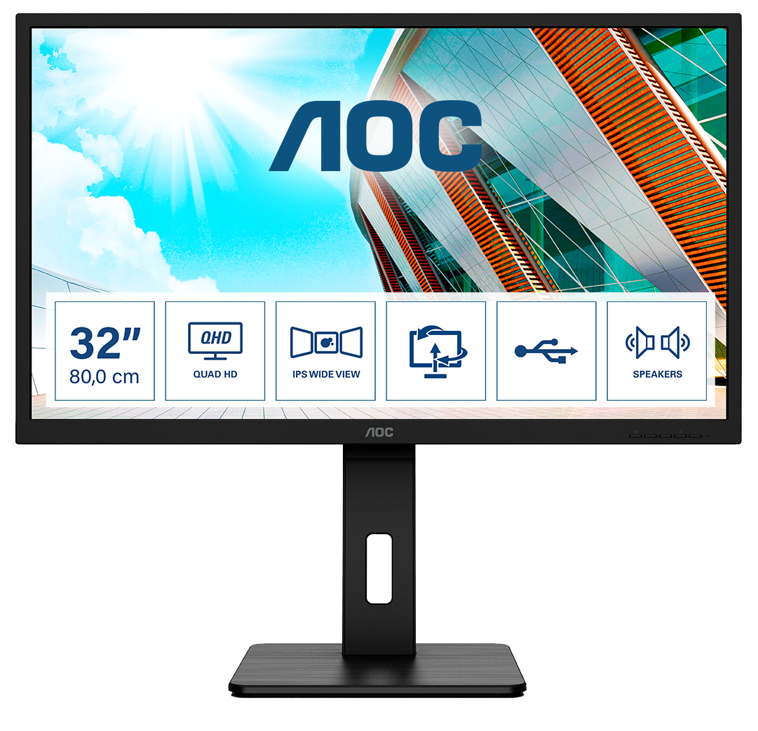 Монитор для дома и офиса AOC Q32P2CA в официальном интернет магазине AGONBYAOC.ru (AOC Россия)