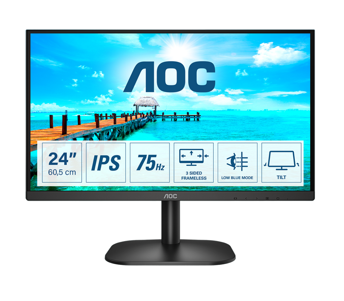 Монитор для дома и офиса AOC 24B2XH/EU в официальном интернет магазине AGONBYAOC.ru (AOC Россия)