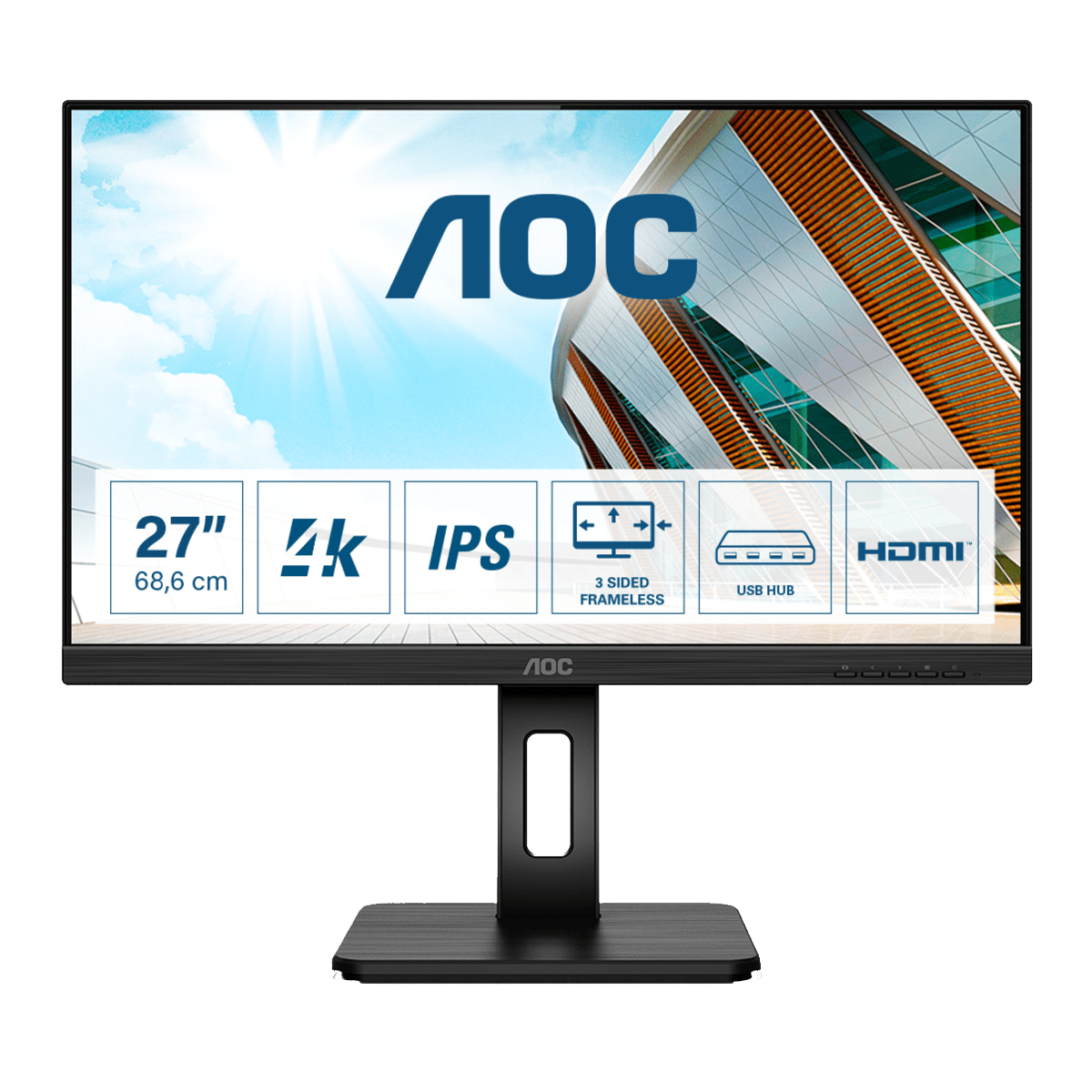 Монитор для дома и офиса AOC U27P2CA в официальном интернет магазине AGONBYAOC.ru (AOC Россия)