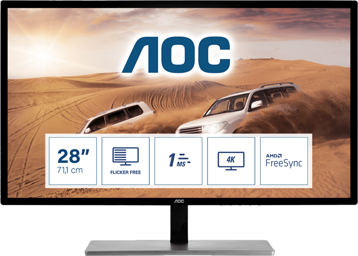 Монитор для дома и офиса AOC U2879VF в официальном интернет магазине AGONBYAOC.ru (AOC Россия)