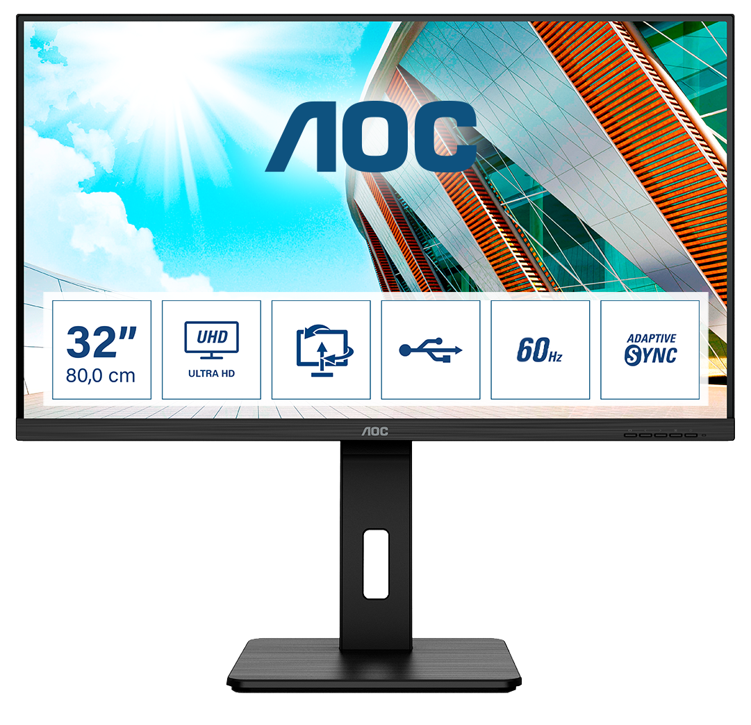 Монитор для дома и офиса AOC U32P2 в официальном интернет магазине AGONBYAOC.ru (AOC Россия)