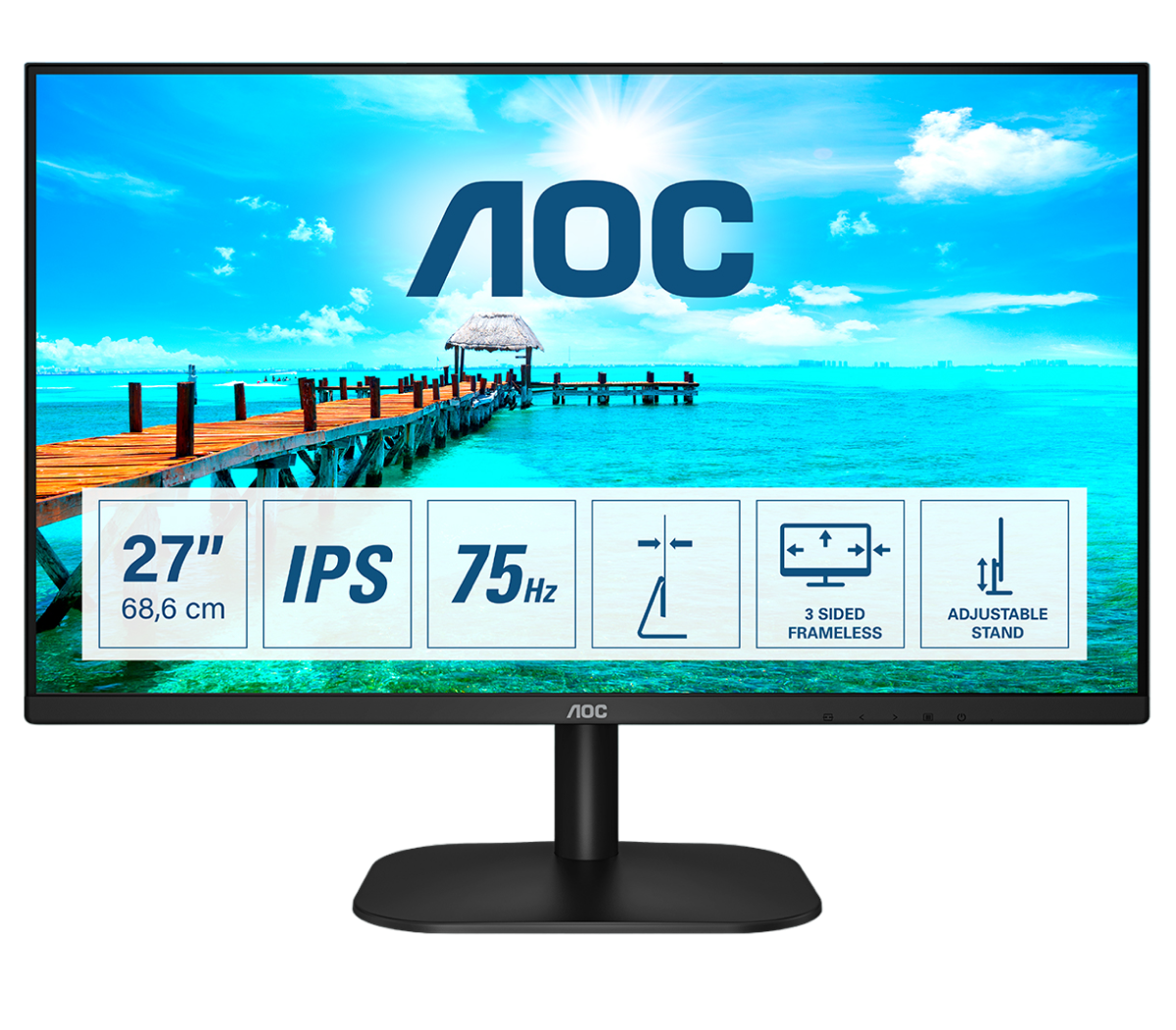 Монитор для дома и офиса AOC 27B2DA в официальном интернет магазине AGONBYAOC.ru (AOC Россия)
