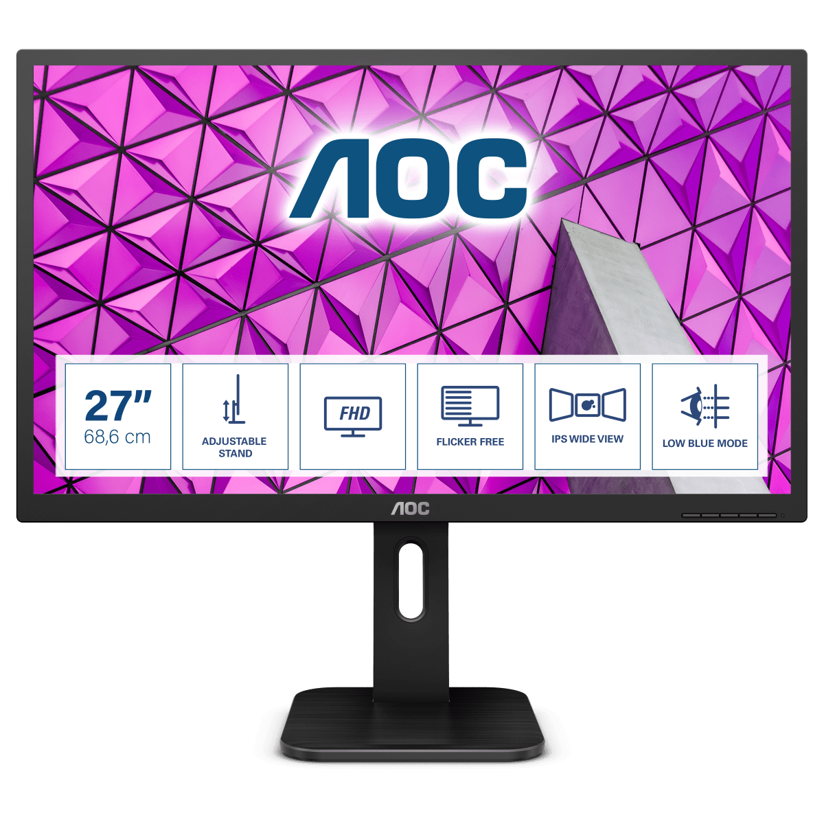 Монитор для дома и офиса AOC 27P1 в официальном интернет магазине AGONBYAOC.ru (AOC Россия)