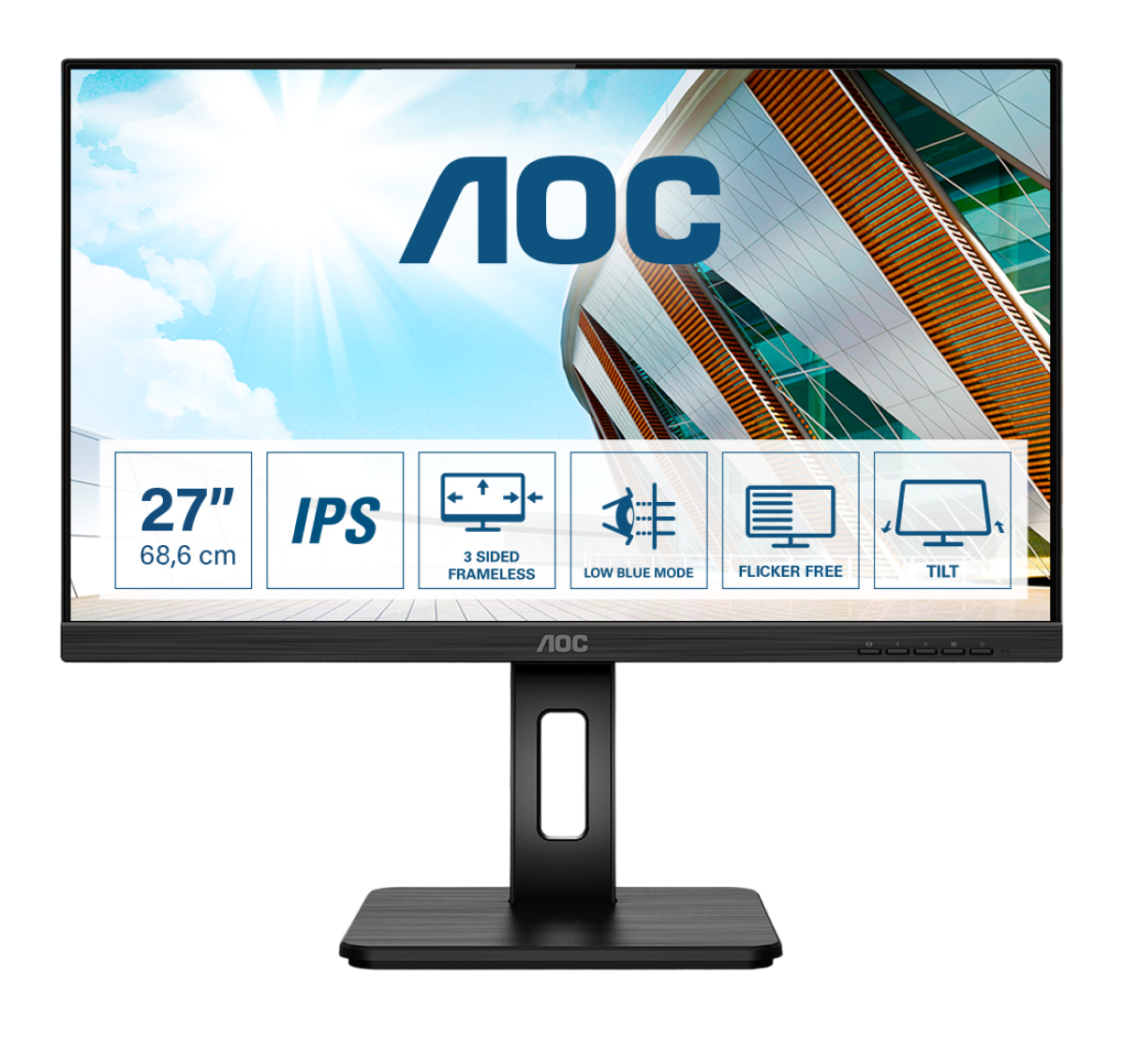 Монитор для дома и офиса AOC 27P2Q в официальном интернет магазине AGONBYAOC.ru (AOC Россия)