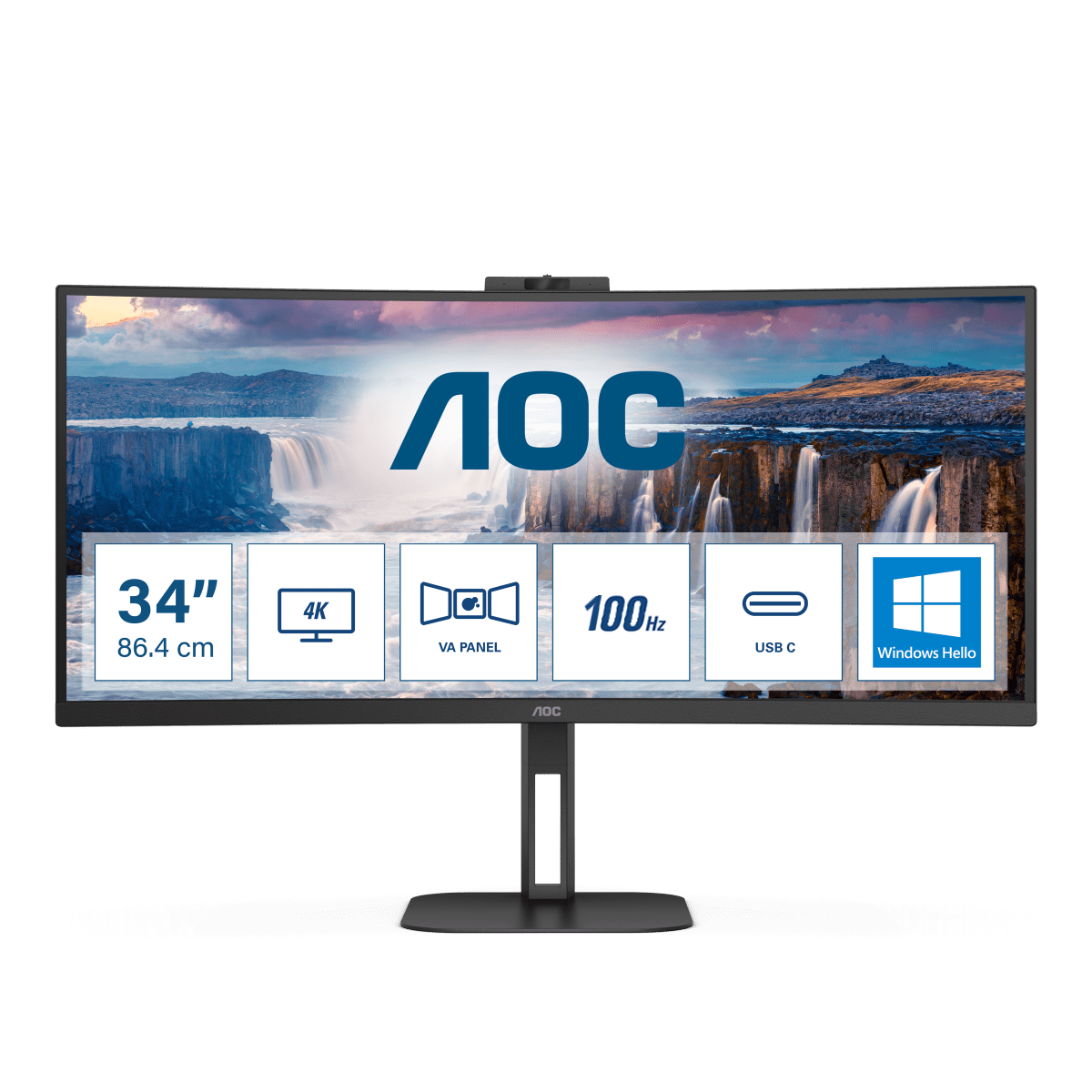 Монитор для дома и офиса AOC CU34V5C/BK в официальном интернет магазине AGONBYAOC.ru (AOC Россия)