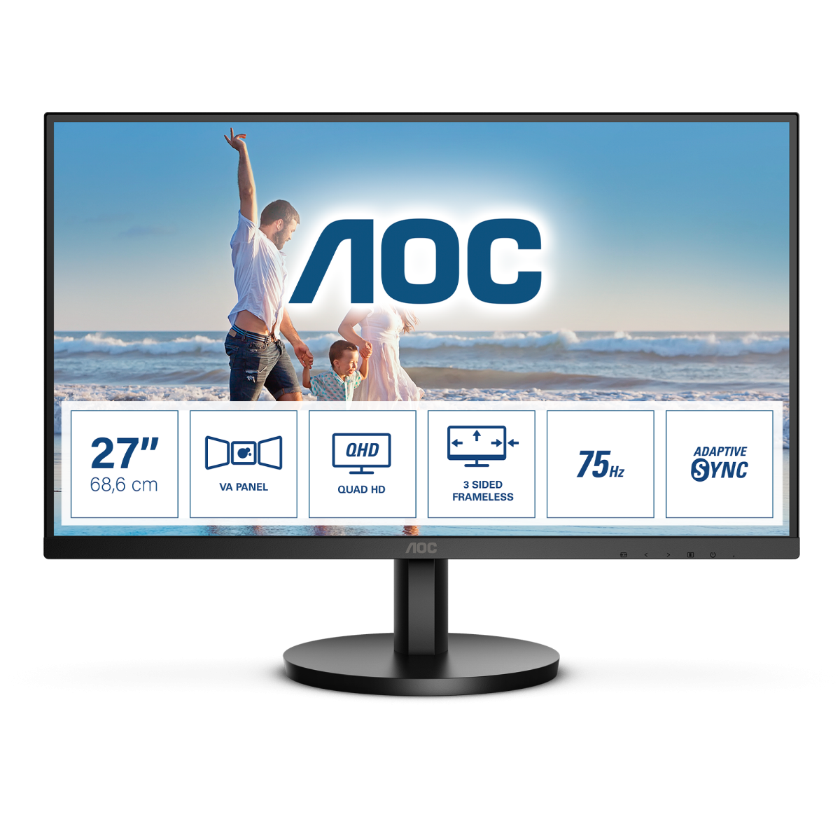 Монитор для дома и офиса AOC Q27B3MA в официальном интернет магазине AGONBYAOC.ru (AOC Россия)