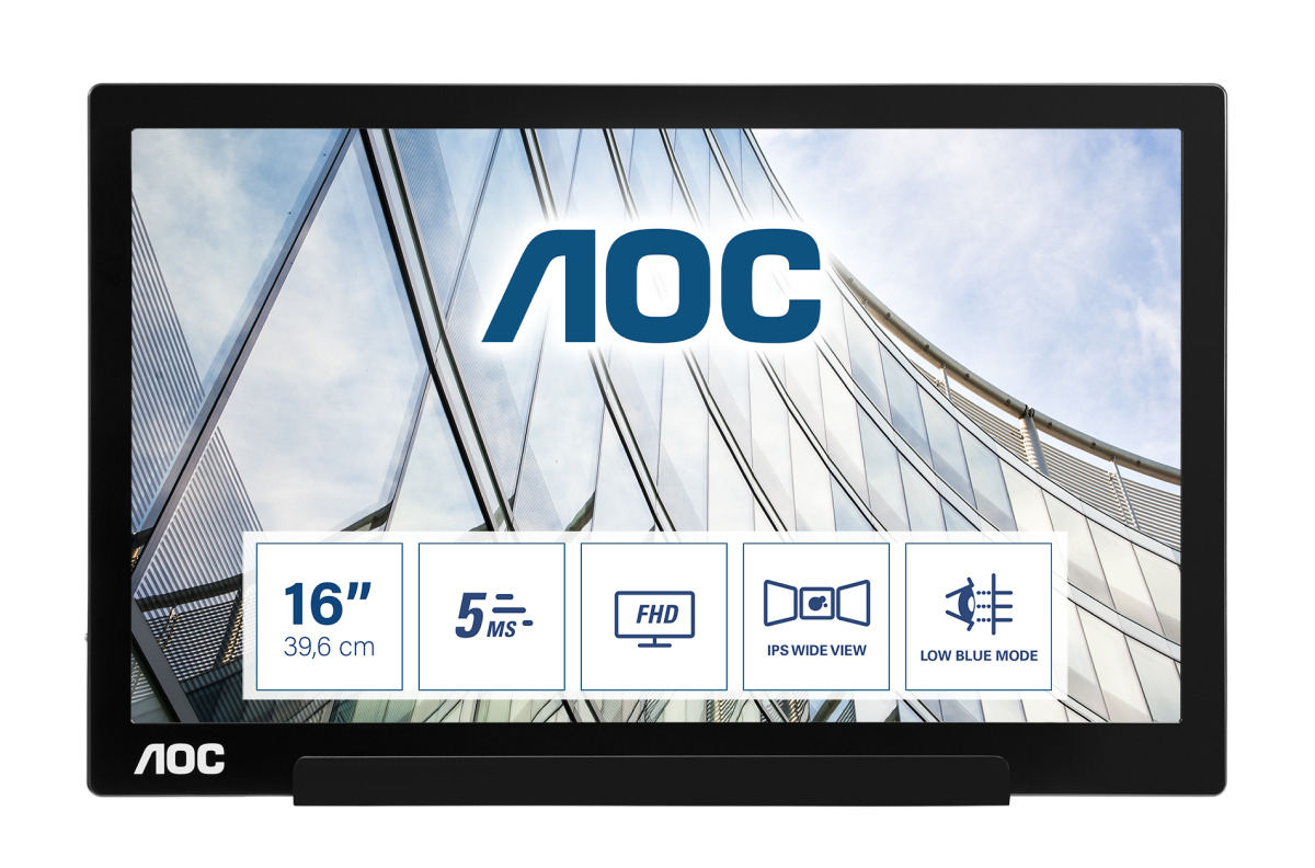 Монитор для дома и офиса AOC I1601FWUX в официальном интернет магазине AGONBYAOC.ru (AOC Россия)
