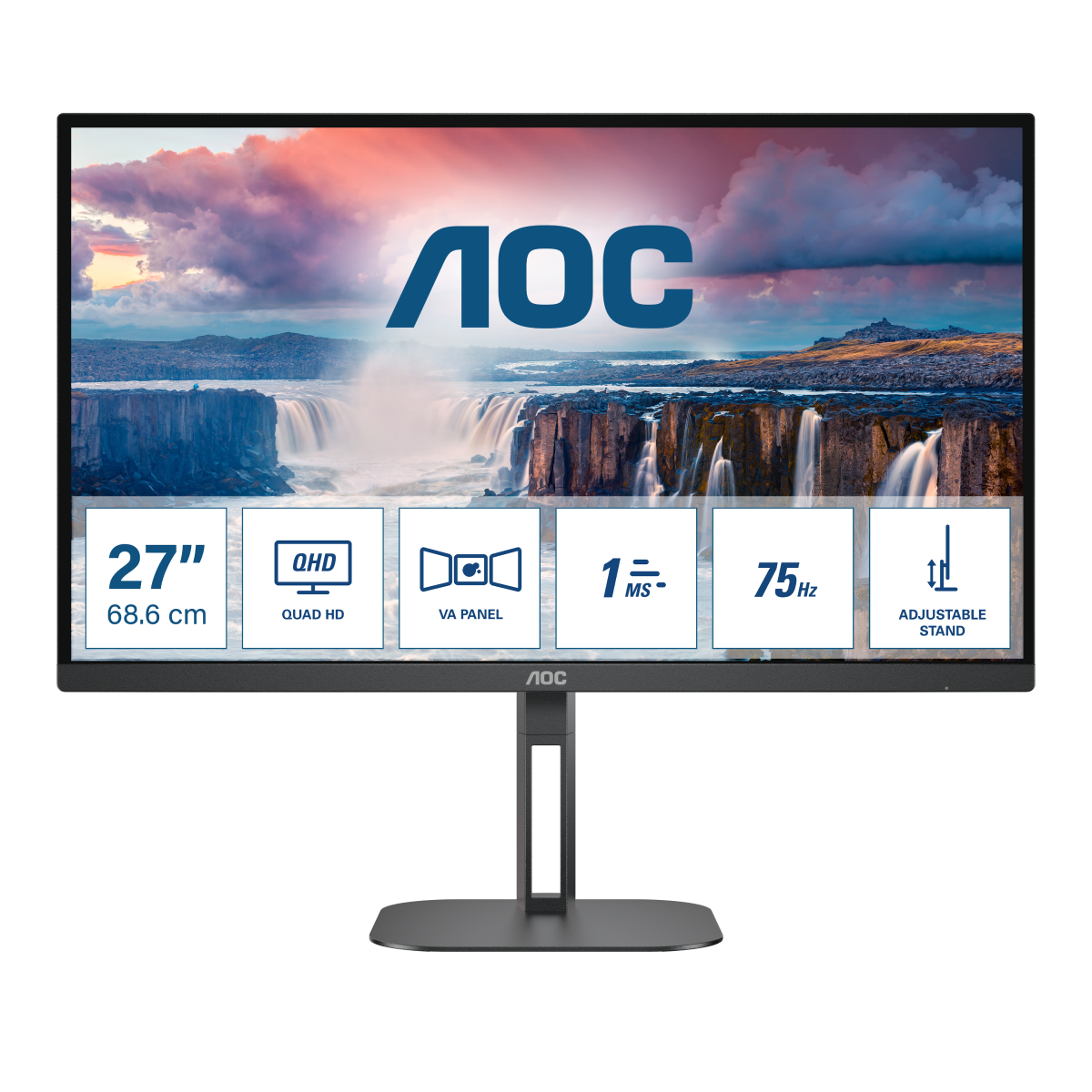 Монитор для дома и офиса AOC Q27V5N/BK в официальном интернет магазине AGONBYAOC.ru (AOC Россия)