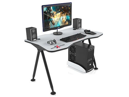 MaDXRacer Desk бело-черный